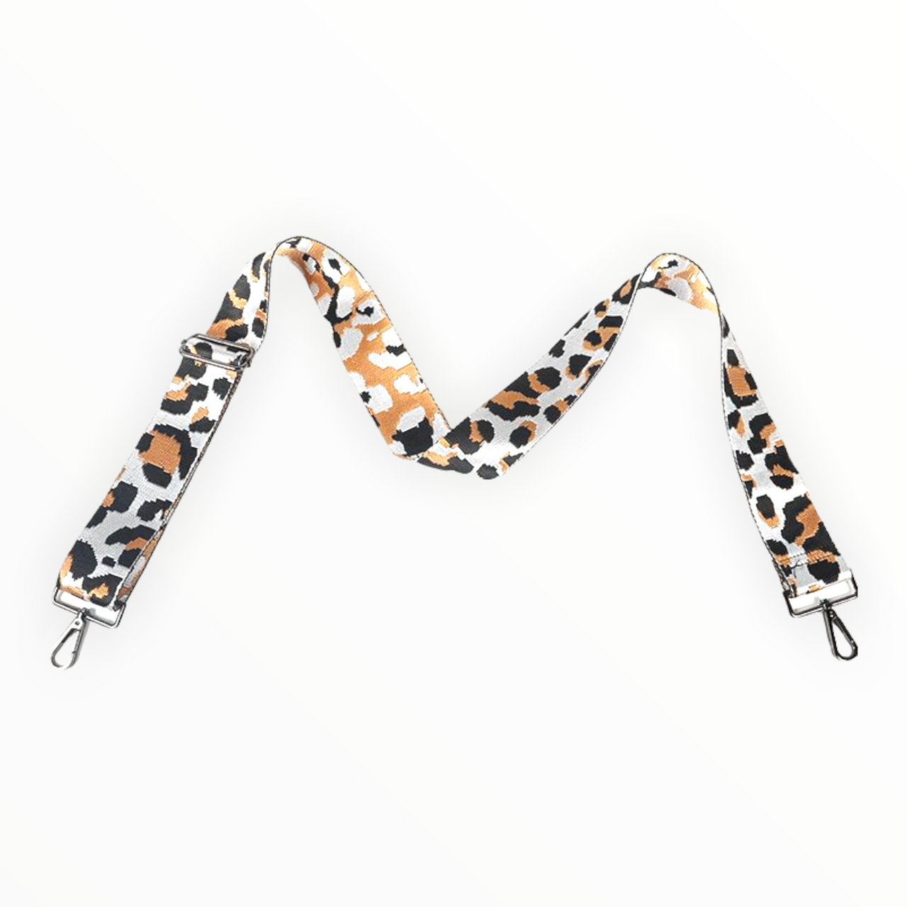 Tasriem champagne verstelbare schouderband print - schouderband