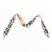 Tasriem champagne verstelbare schouderband print - schouderband