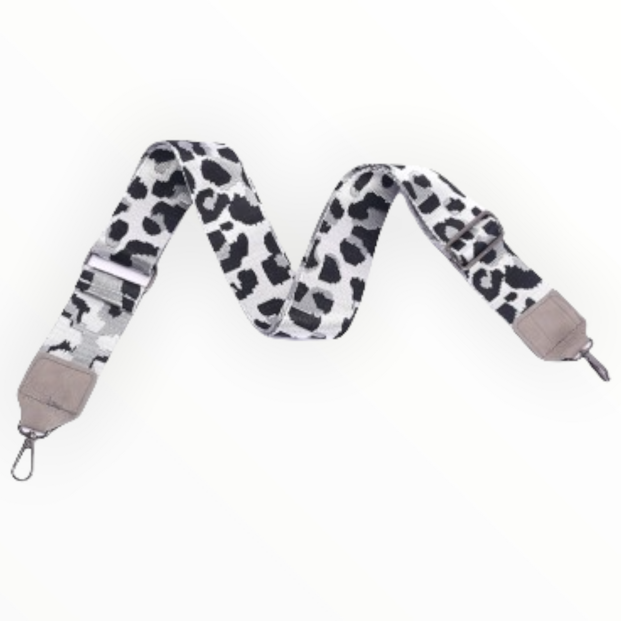 Tasriem grijs schouderband met leuke print - schouderband