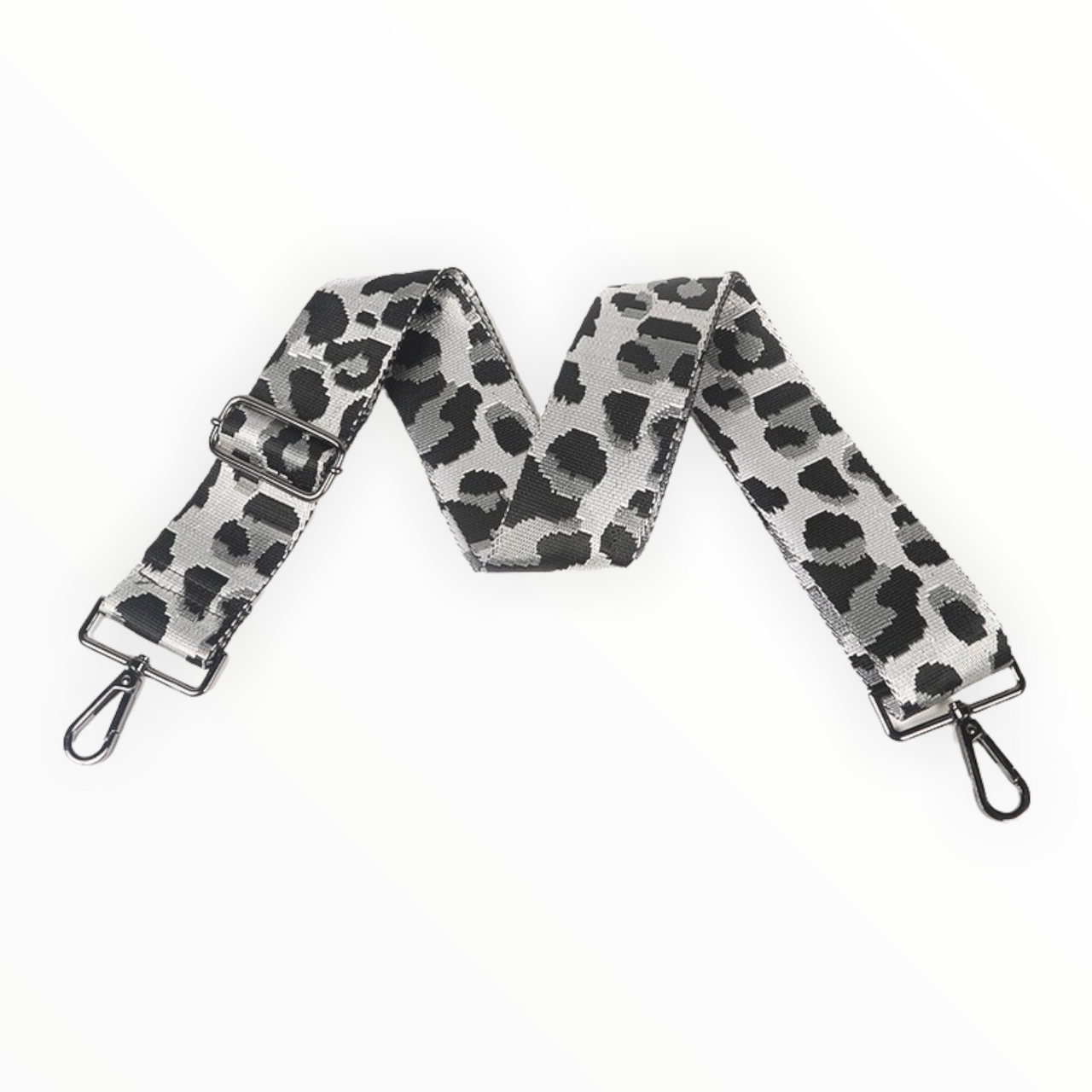 Tasriem grijs verstelbare schouderband met leuke print - schouderband