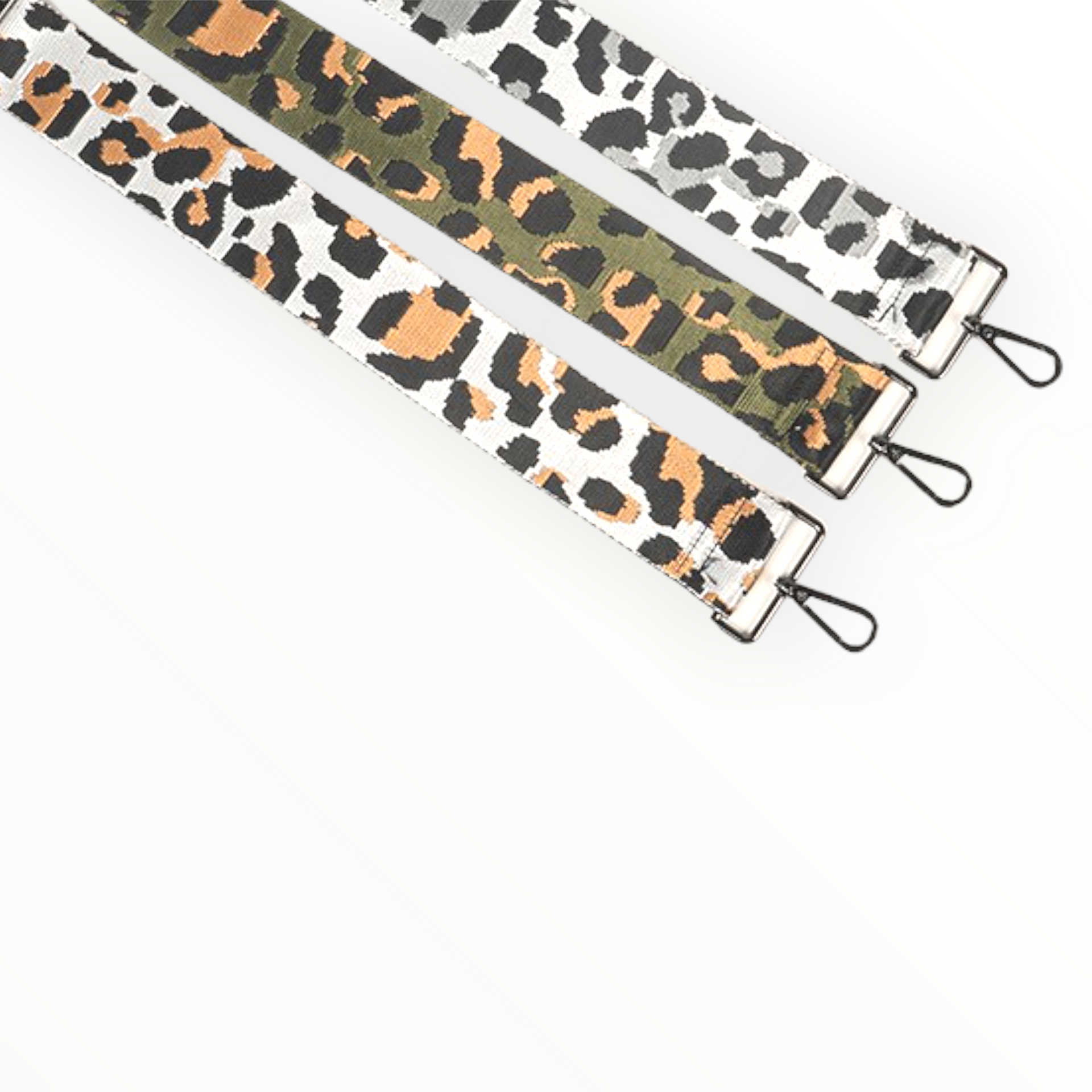 Tasriem grijs verstelbare schouderband met leuke print - schouderband