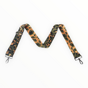 Tasriem zwart verstelbare schouderband print - schouderband