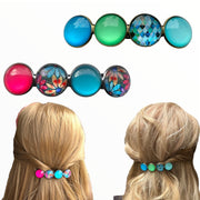 Voordeelset color hairclips ibiza style set 2 stuks xl - haarspelden