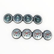 Voordeelset color hairclips set 2 stuks ibizastyle boho xl - haarspelden