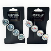 Voordeelset color hairclips set 2 stuks ibizastyle boho xl - haarspelden