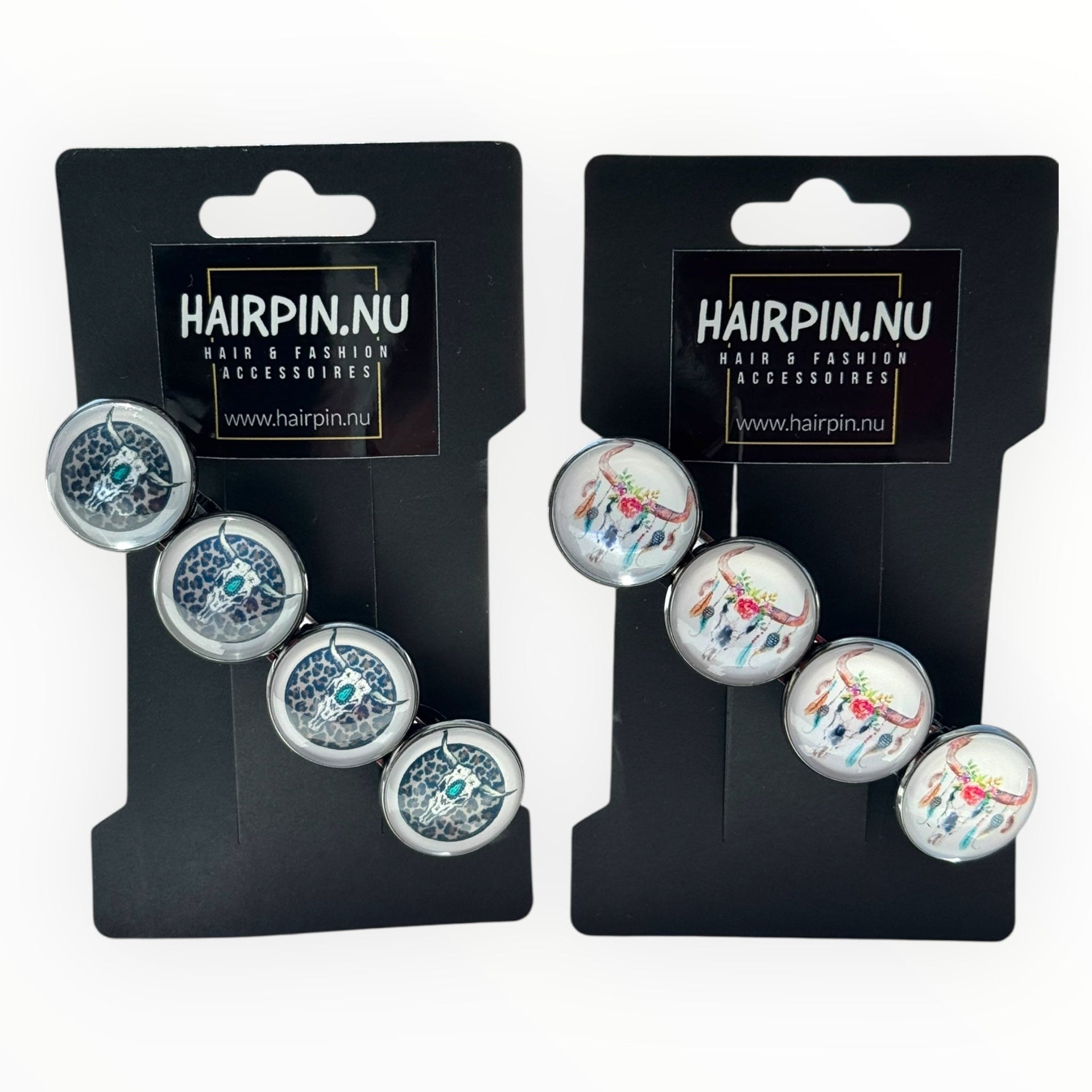 Voordeelset color hairclips set 2 stuks ibizastyle boho xl - haarspelden