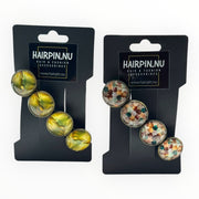 Voordeelset color hairclips set 2 stuks ibizastyle bruingoud xl - haarspelden