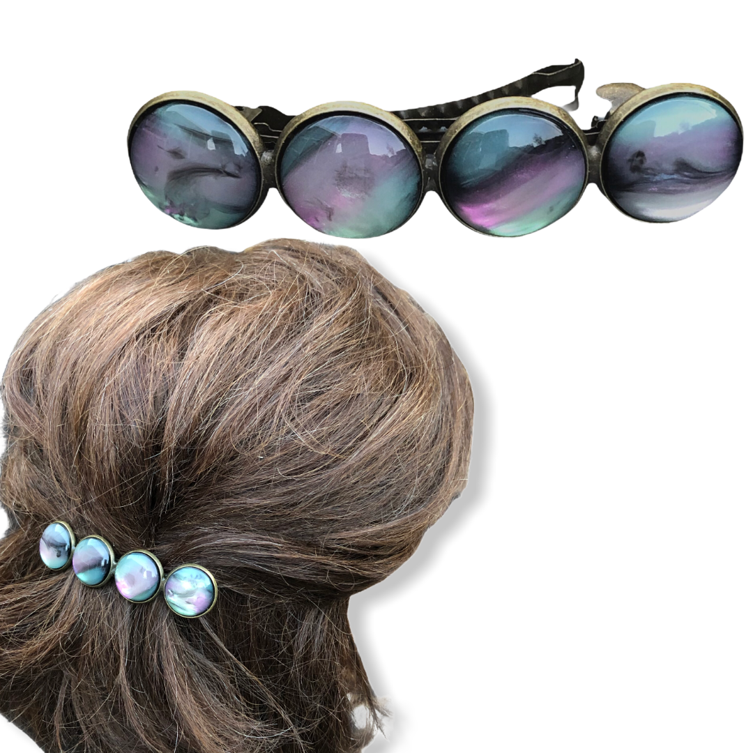 Voordeelset color hairclips set 2 stuks pastel xl - haarspelden