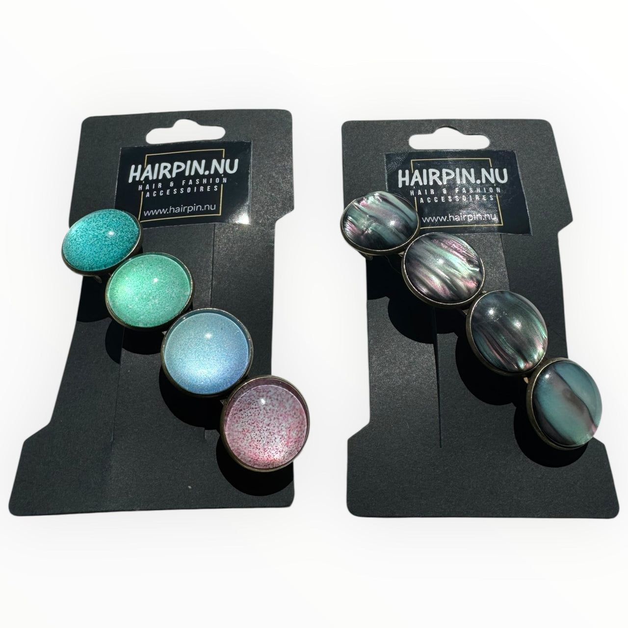 Voordeelset color hairclips set 2 stuks pastel xl - haarspelden