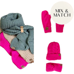 mix & Match sjaals haarbanden wanten