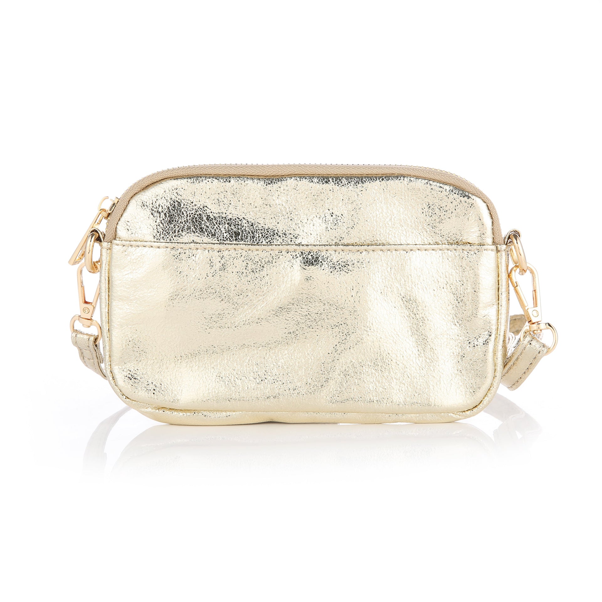 Zilver stijlvol metallic tasje (18x13 cm) – het perfecte cadeau voor de feestdagen - tas