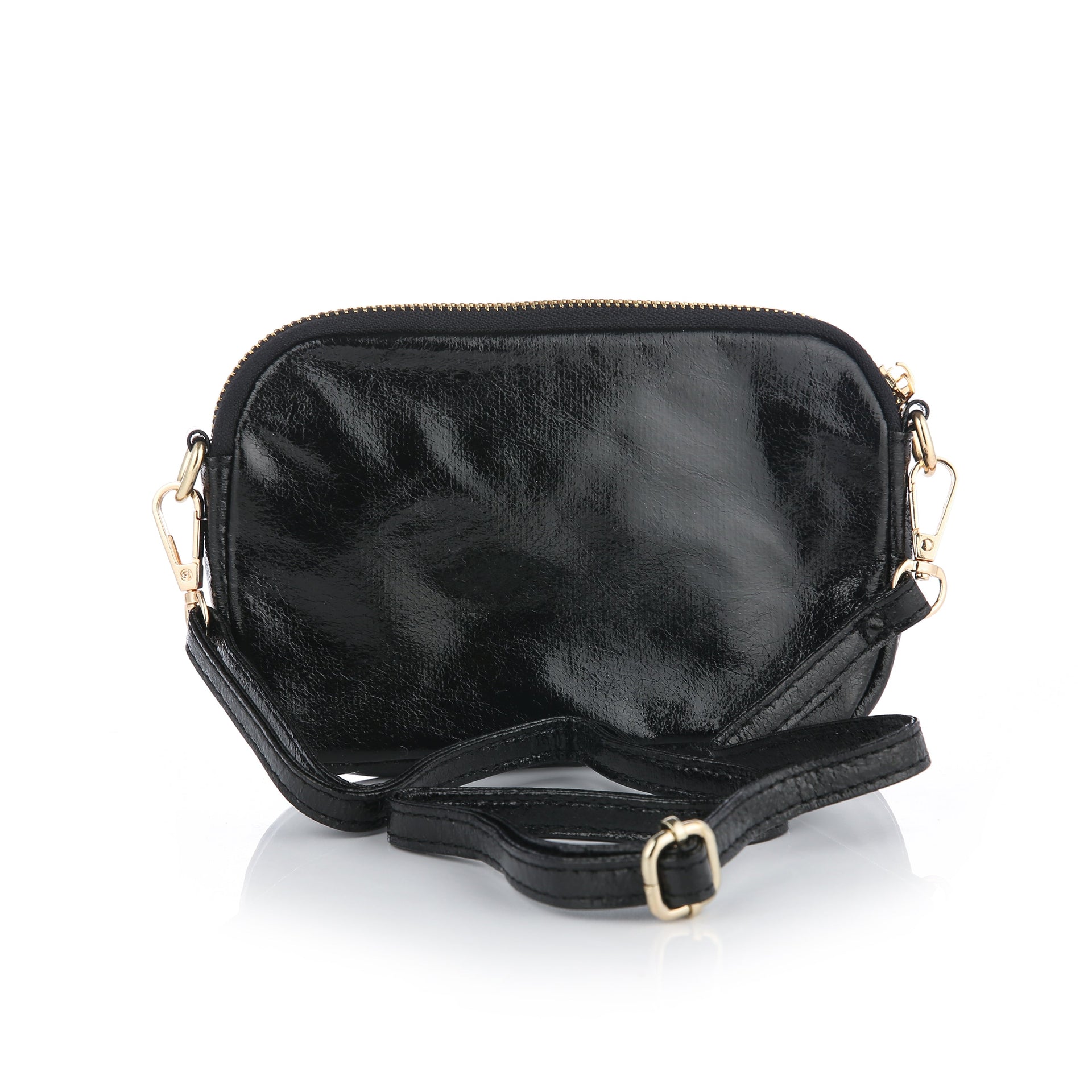 Zilver stijlvol metallic tasje (18x13 cm) – het perfecte cadeau voor de feestdagen - tas