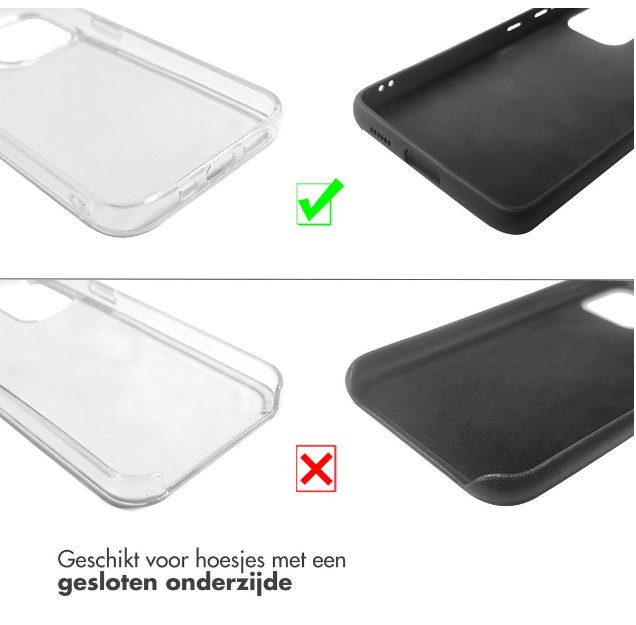 Zwart-grijs telefoon / sleutel-hanger - telefoonkoord