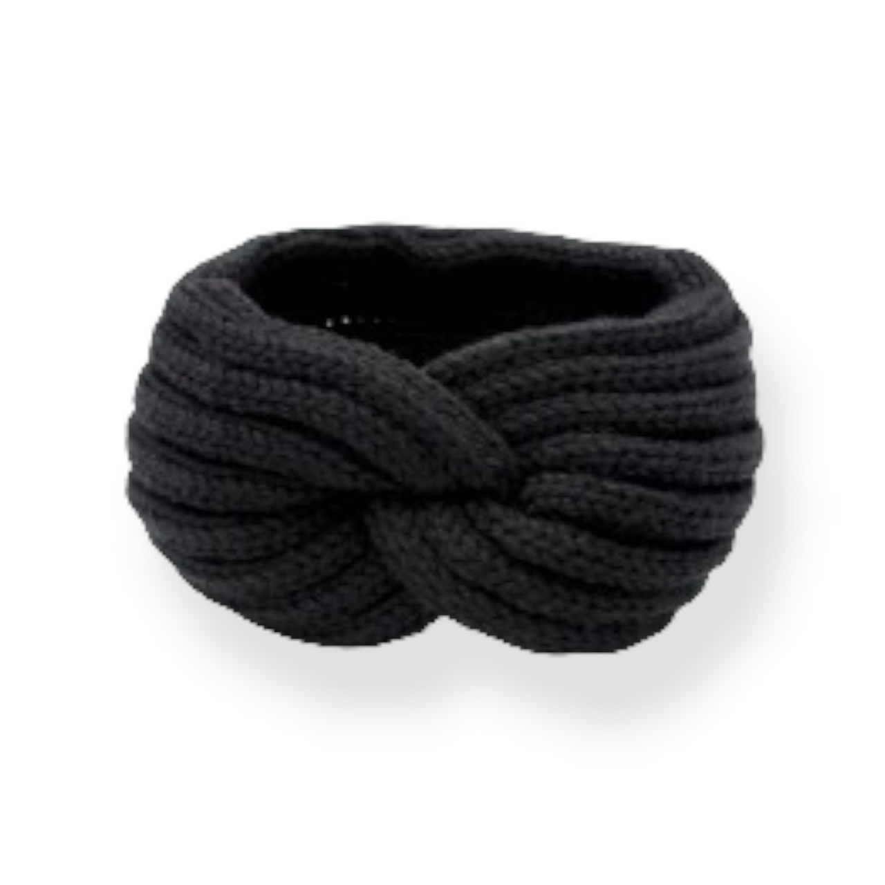 Zwart haarband oorwarmer