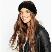 Zwart haarband oorwarmer