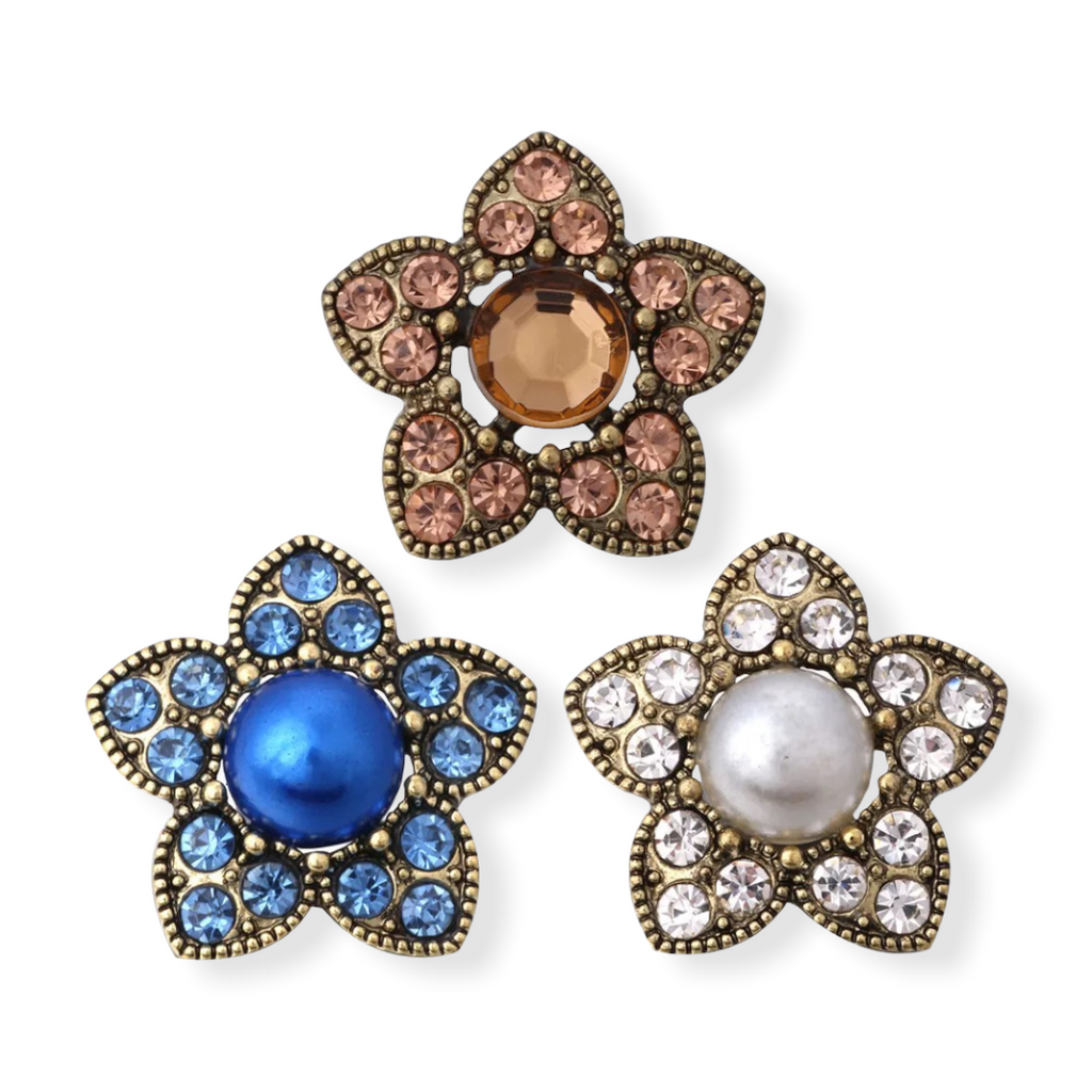 Metal Hairpin click / chunk button 0125. - HAIRPIN.NU