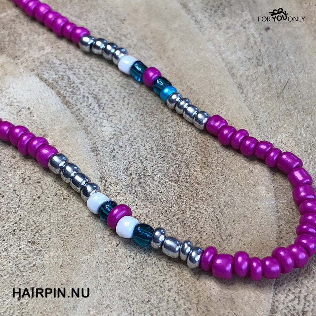 Brillenkoordje seed bead 032 - HAIRPIN.NU