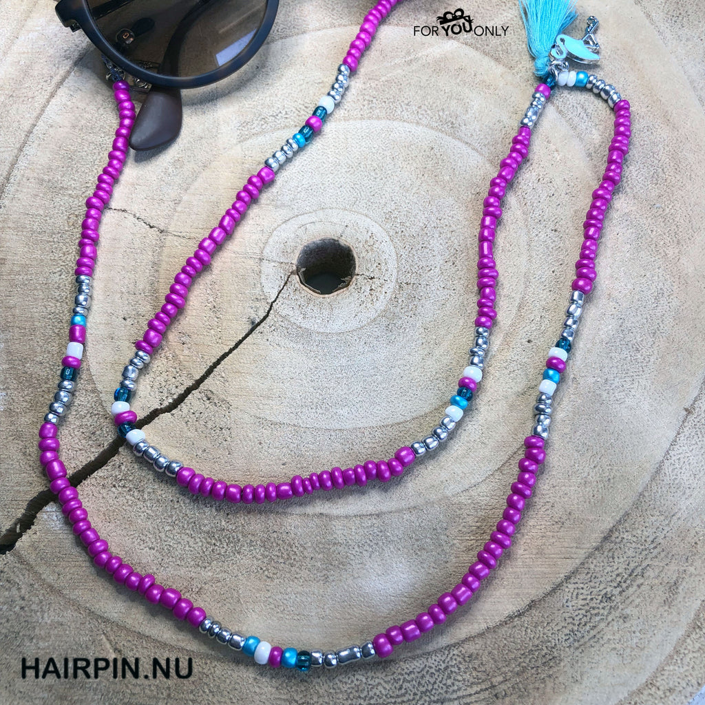 Brillenkoordje seed bead 032 - HAIRPIN.NU
