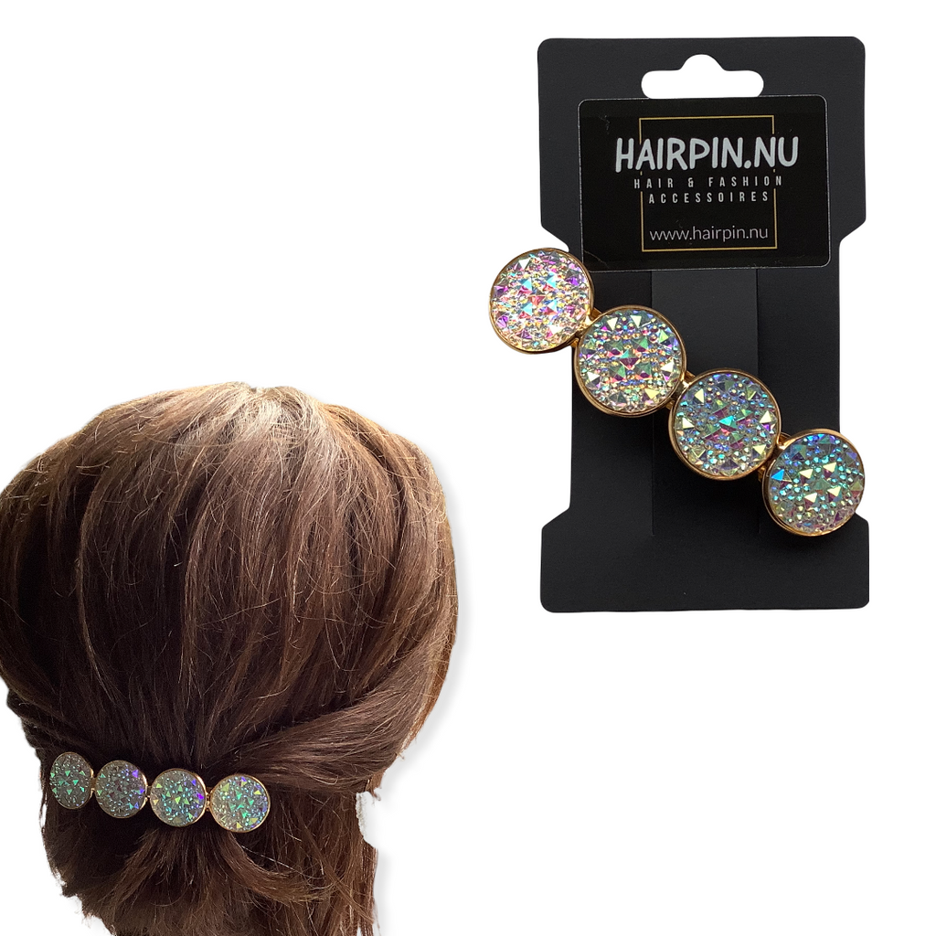 Hairclip-haarspeld-cabochon-glossy-goud-haarmode-hairpin_nu