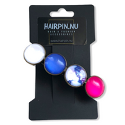 aarspeld-Haarmode-print-wit-blauw-haaraccessoire-haarsieraad-hairpin-nu