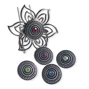 Metal Hairpin click / chunk button 097 - HAIRPIN.NU