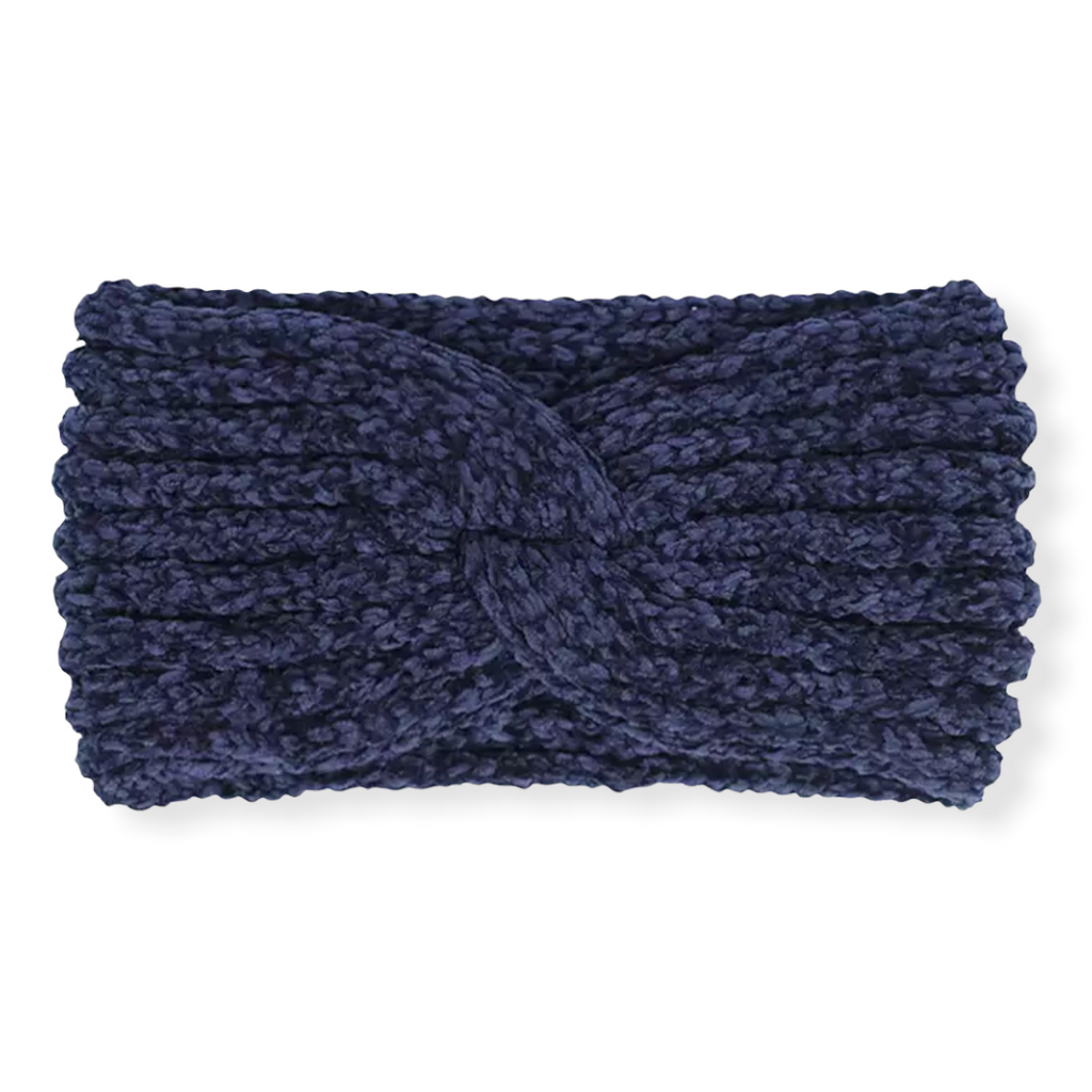 Haarband / Oorwarmer Blauw Melange - HAIRPIN.NU
