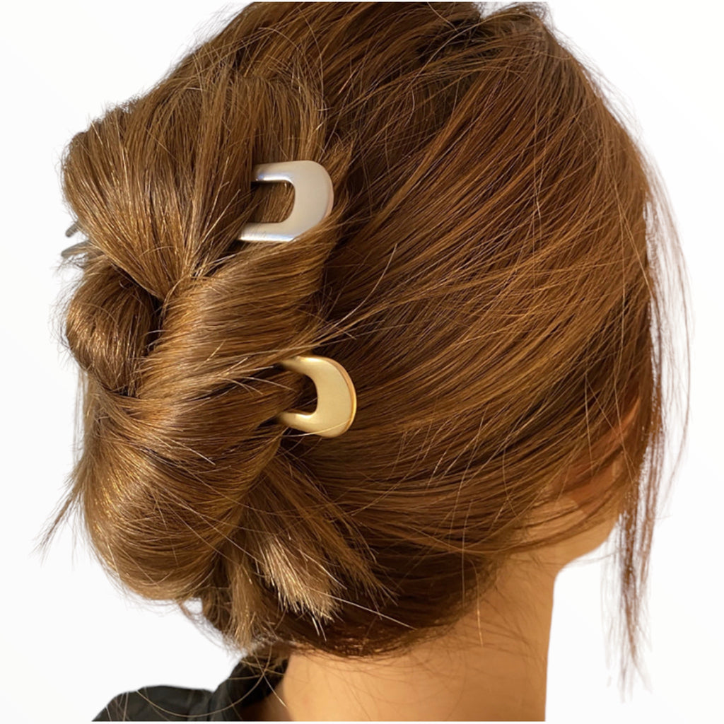 Hairpin Easy Style colors geel set voor een perfect opsteekkapsel - HAIRPIN.NU