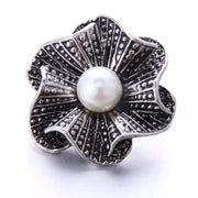 button-zilver-parel-chunk-noosa-clicks-hairpinnu