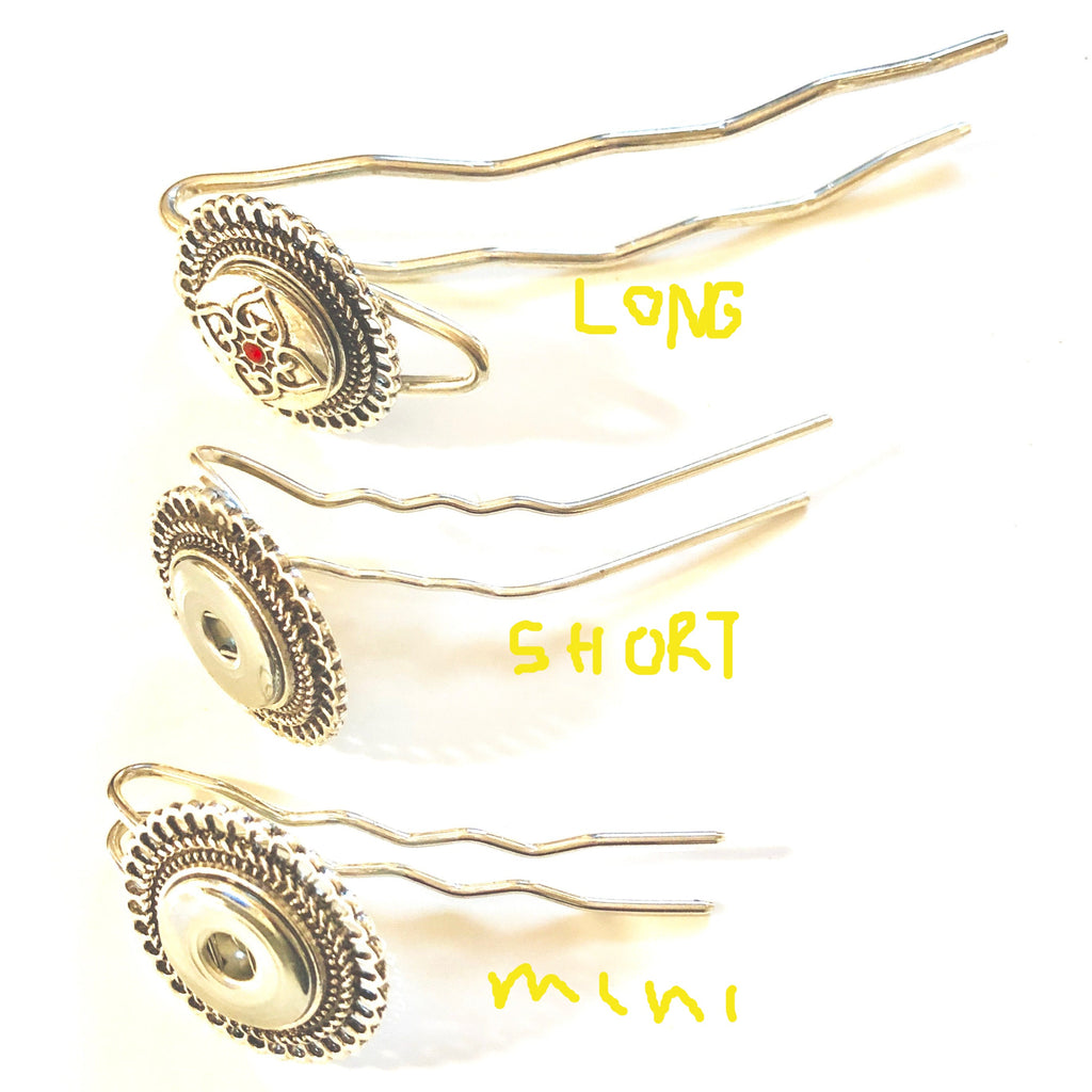 Hairpin Mini Love- HAIRACCESSOIRE - incl. 3 gratis clickbuttons naar keuze - HAIRPIN.NU