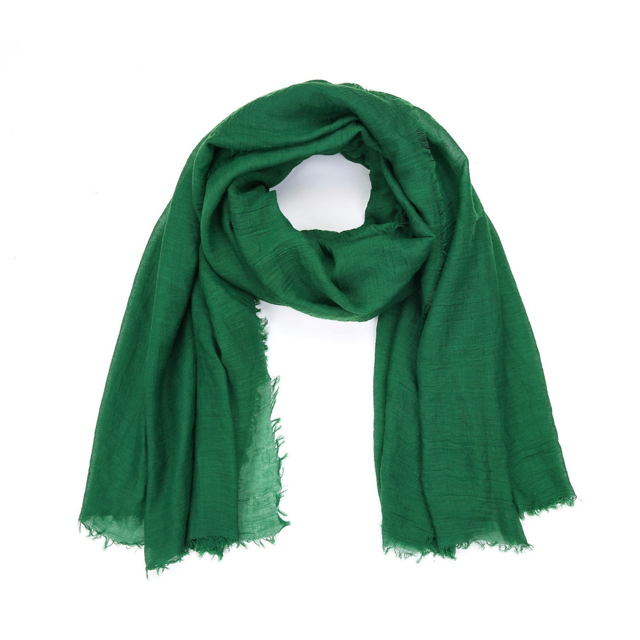 Effen sjaal green - HAIRPIN.NU