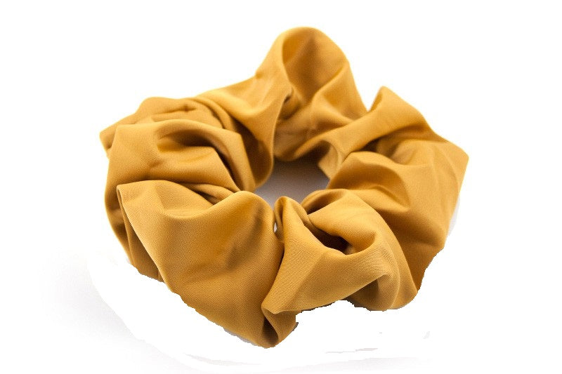 Scrunchie geel effen - HAIRPIN.NU