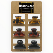 Kaart met 6 kleine haarklemmen - HAIRPIN.NU