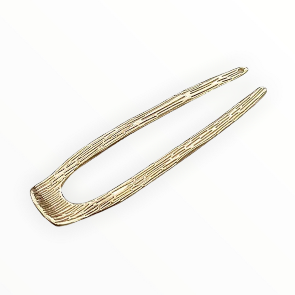 Hairpin Easy zilver en goud 2 stuks voor een perfect opsteekkapsel - HAIRPIN.NU