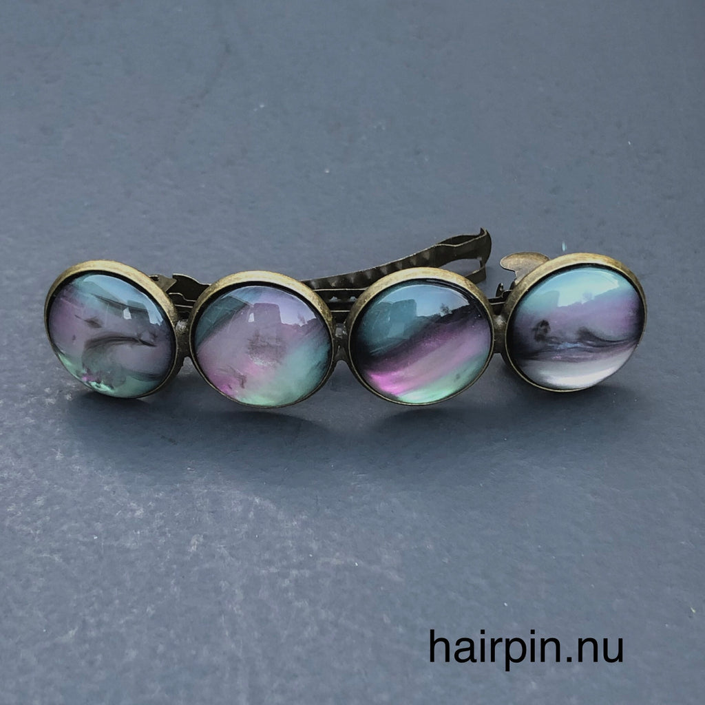 Color Hairclip Haarspeld cabochon