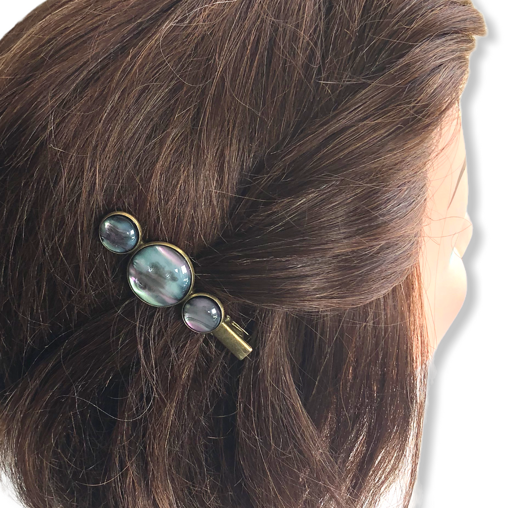 Hairclip cabochon Rainbow - HAIRPIN.NU