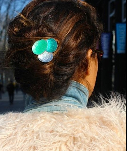 Hairpin de Ibiza Bubble Turquoise/Groen - HAIRPIN.NU