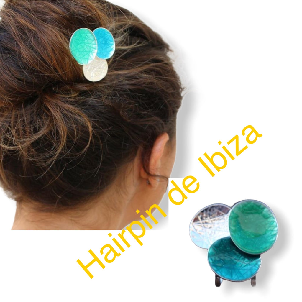Hairpin de Ibiza Bubble Turquoise/Groen - HAIRPIN.NU