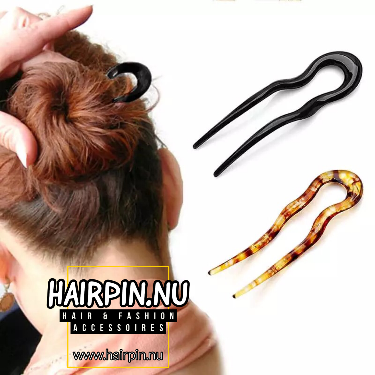 Hairpin Easy Fit haarspeld hairpins haarmode hairbun updo