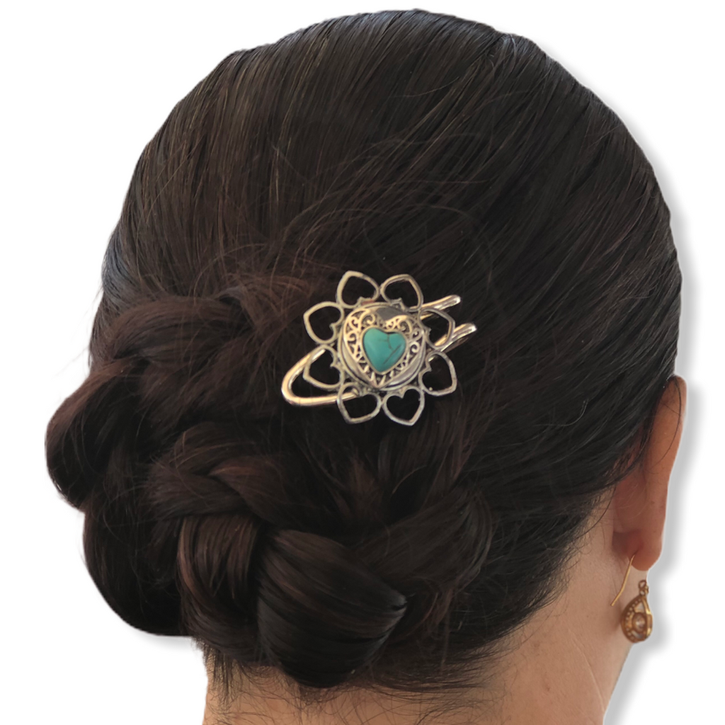 Hairpin Love- HAIRACCESSOIRE - incl. 3 gratis clickbuttons naar keuze - HAIRPIN.NU