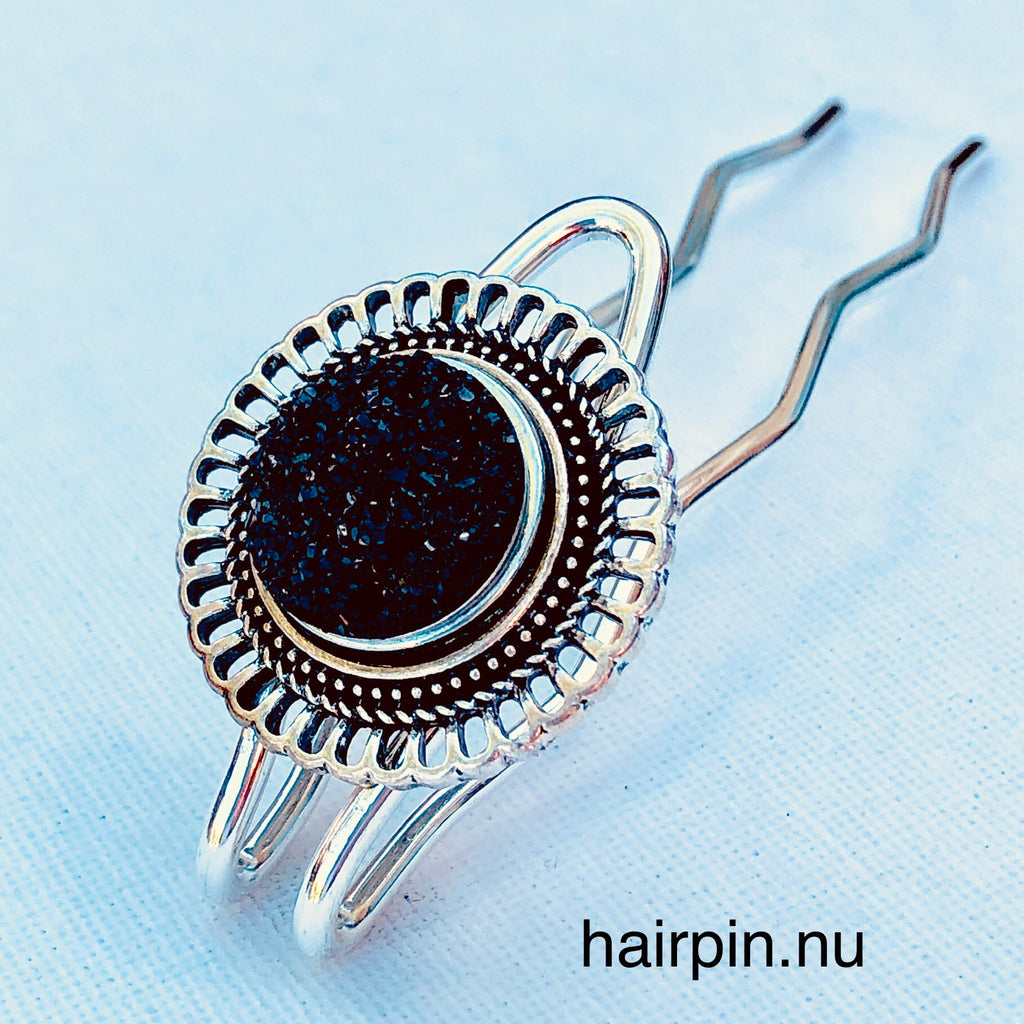 Metal Hairpin click / chunk button Zulu - HAIRPIN.NU