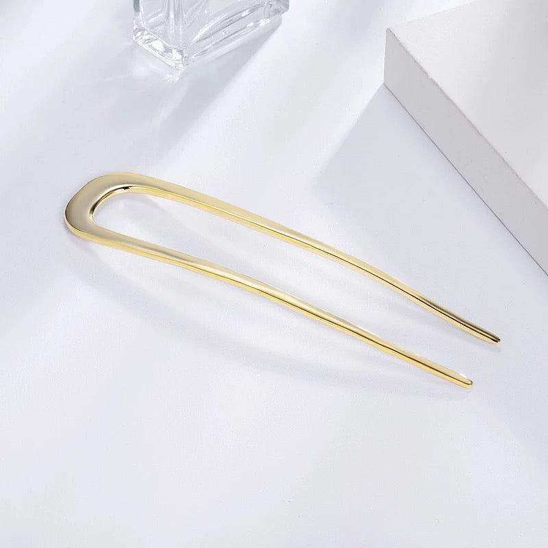 Hairpin Luxury Gold voor een perfect opsteekkapsel - HAIRPIN.NU