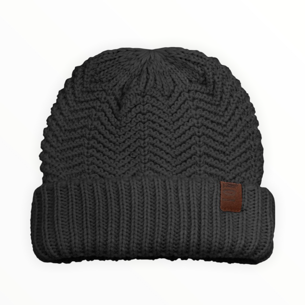 Beanie grijs warme winter muts - HAIRPIN.NU