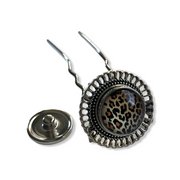 Metal Hairpin click / chunk button 014i - HAIRPIN.NU