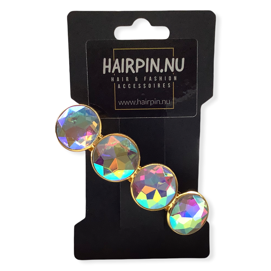 Color Hairclip XL haarspeld goud glossy 054 - HAIRPIN.NU