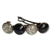 Color Hairclip XL glas cabochon haarspeld 023