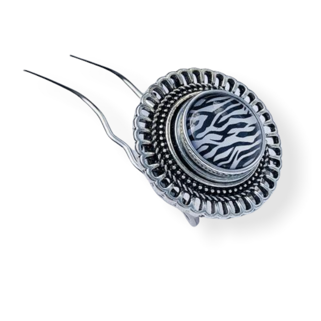 Metal Hairpin click / chunk button 014d - HAIRPIN.NU