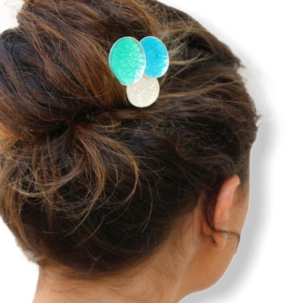 Hairpin de Ibiza Bubble Turquoise/Groen - HAIRPIN.NU