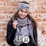 Lot83 Sjaal Fem Grijs - HAIRPIN.NU