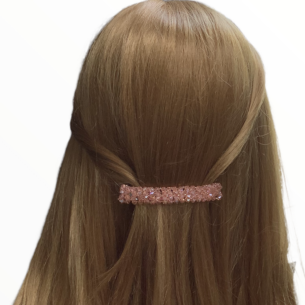 Facet kraal haarspeld Hairclip champagne - HAIRPIN.NU