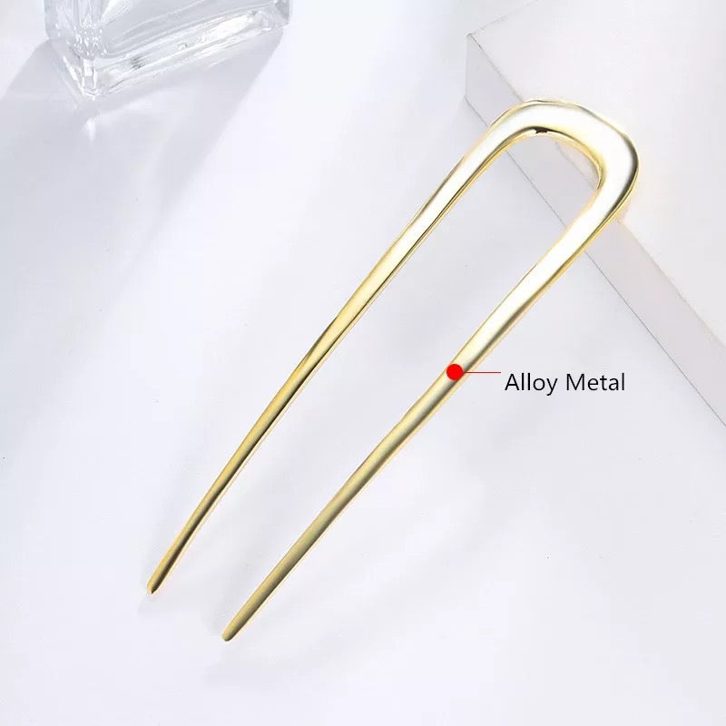 Hairpin Luxury Gold voor een perfect opsteekkapsel - HAIRPIN.NU